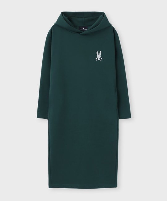 [WOMEN]ダンボール フーデッド ワンピース