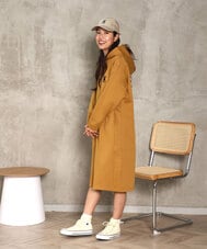 [WOMEN]ダンボール フーデッド ワンピース