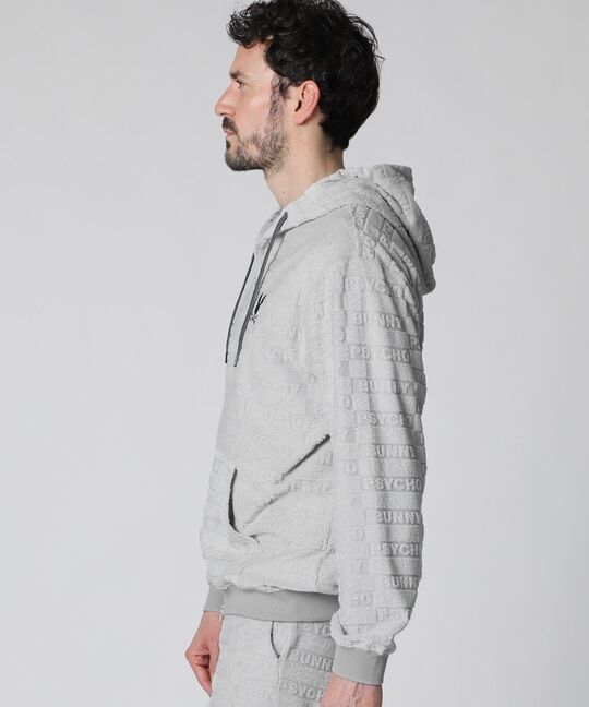 ブロックジャガード セットアップ パイルジップパーカ