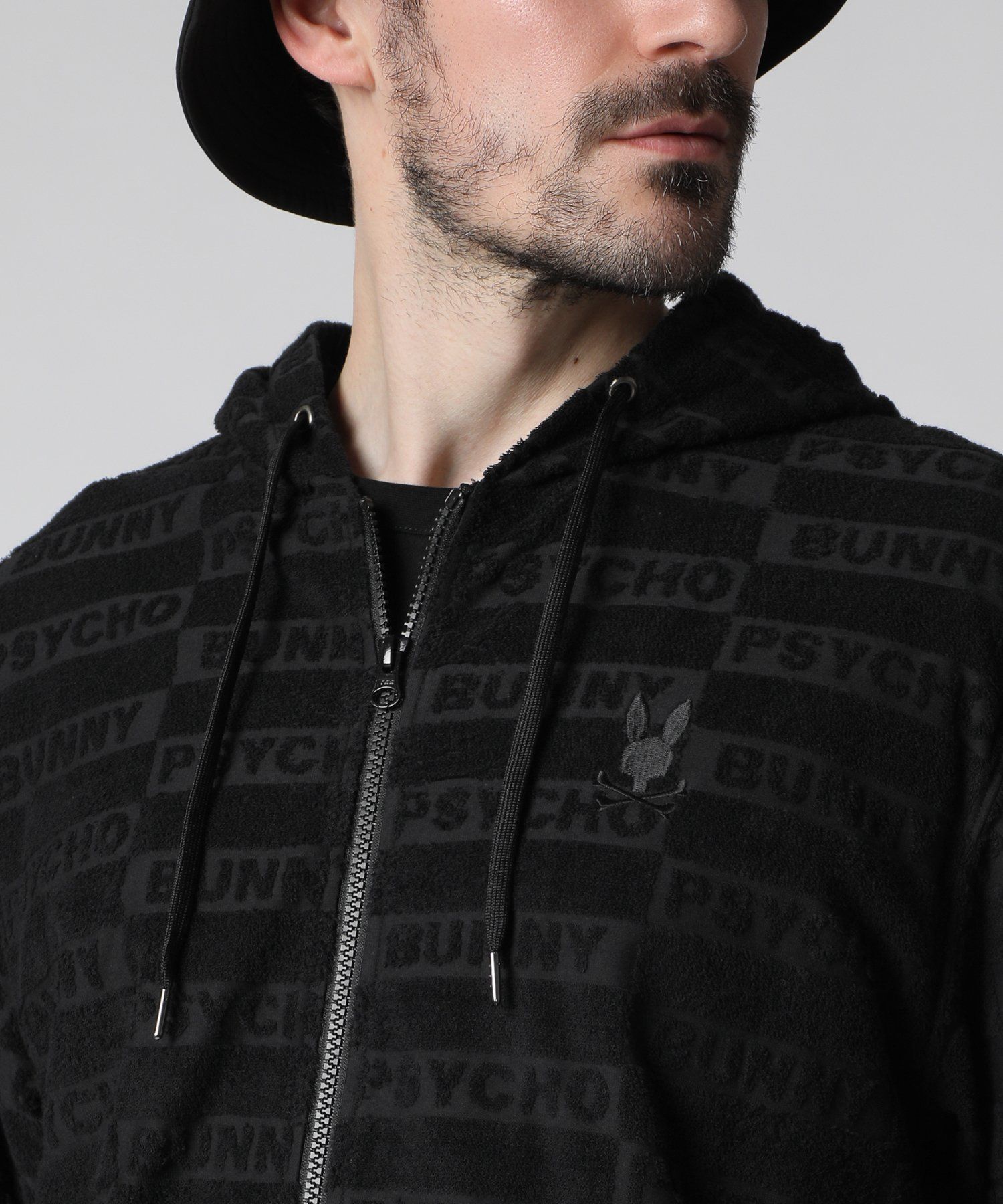 ブロックジャガード セットアップ パイルジップパーカ｜Psycho Bunny