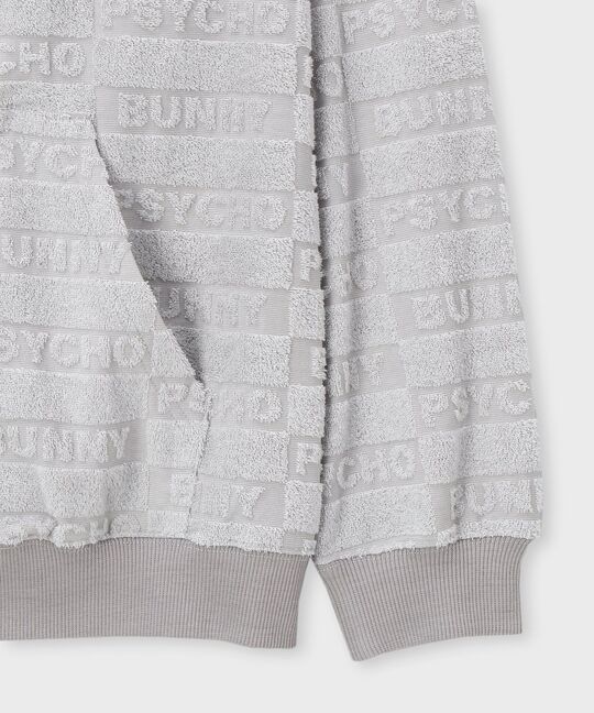 ブロックジャガード セットアップ パイルジップパーカ