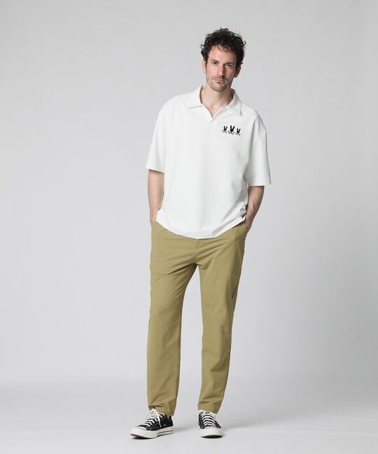 Think Fit ストレッチ テーパードパンツ