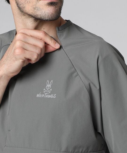 WILD THINGS × Psycho Bunny コラボ ベースクルー Tシャツ