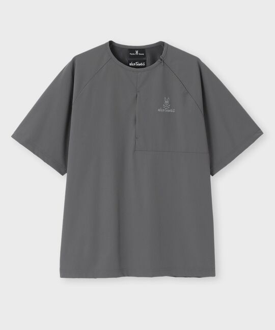 WILD THINGS × Psycho Bunny コラボ ベースクルー Tシャツ