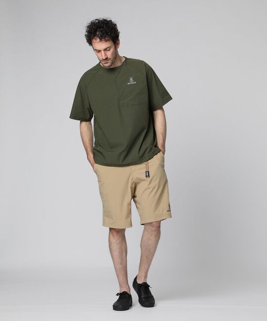 WILD THINGS × Psycho Bunny コラボ ベースクルー Tシャツ