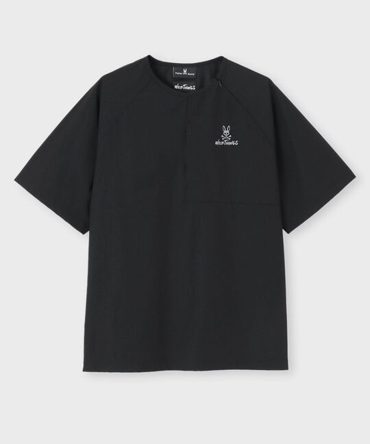 WILD THINGS × Psycho Bunny コラボ ベースクルー Tシャツ