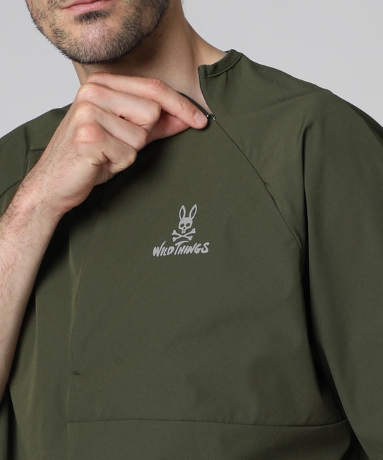 WILD THINGS × Psycho Bunny コラボ ベースクルー Tシャツ