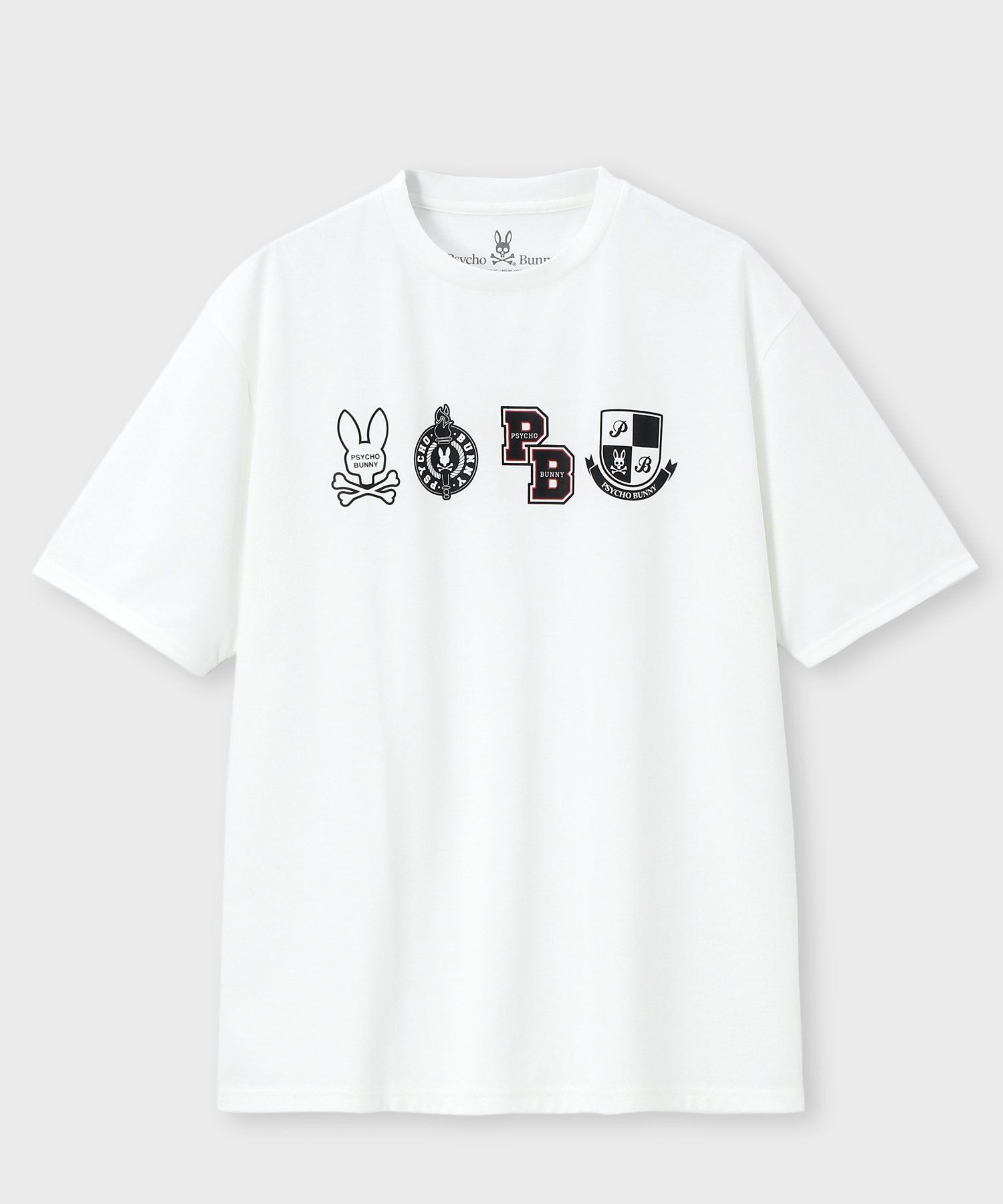 WEB限定]アーカイブカレッジロゴ Tシャツ｜Psycho Bunny｜サイコバニー