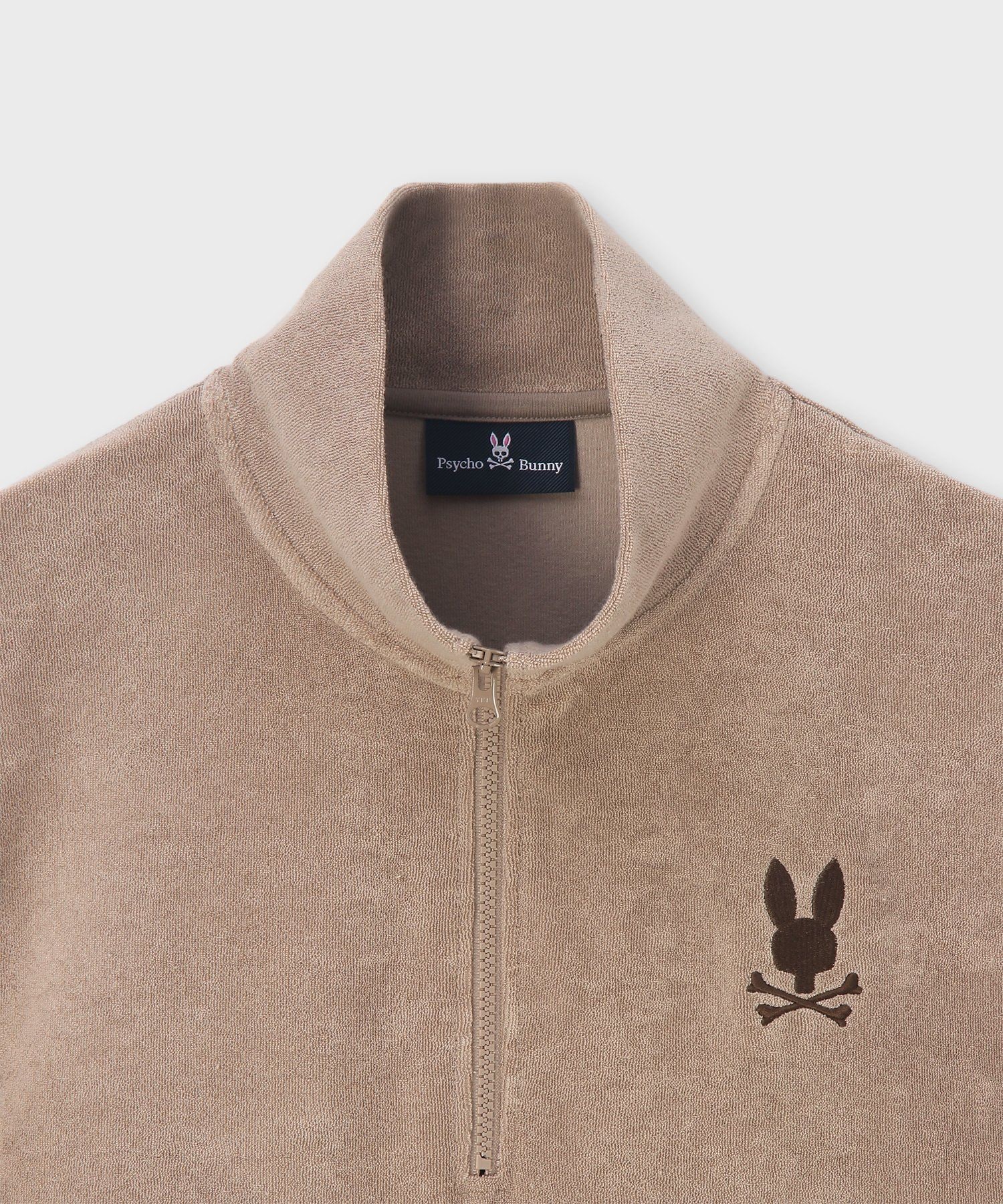 コンパクトパイル ハーフジップ Tシャツ[Luxury relax]｜Psycho Bunny