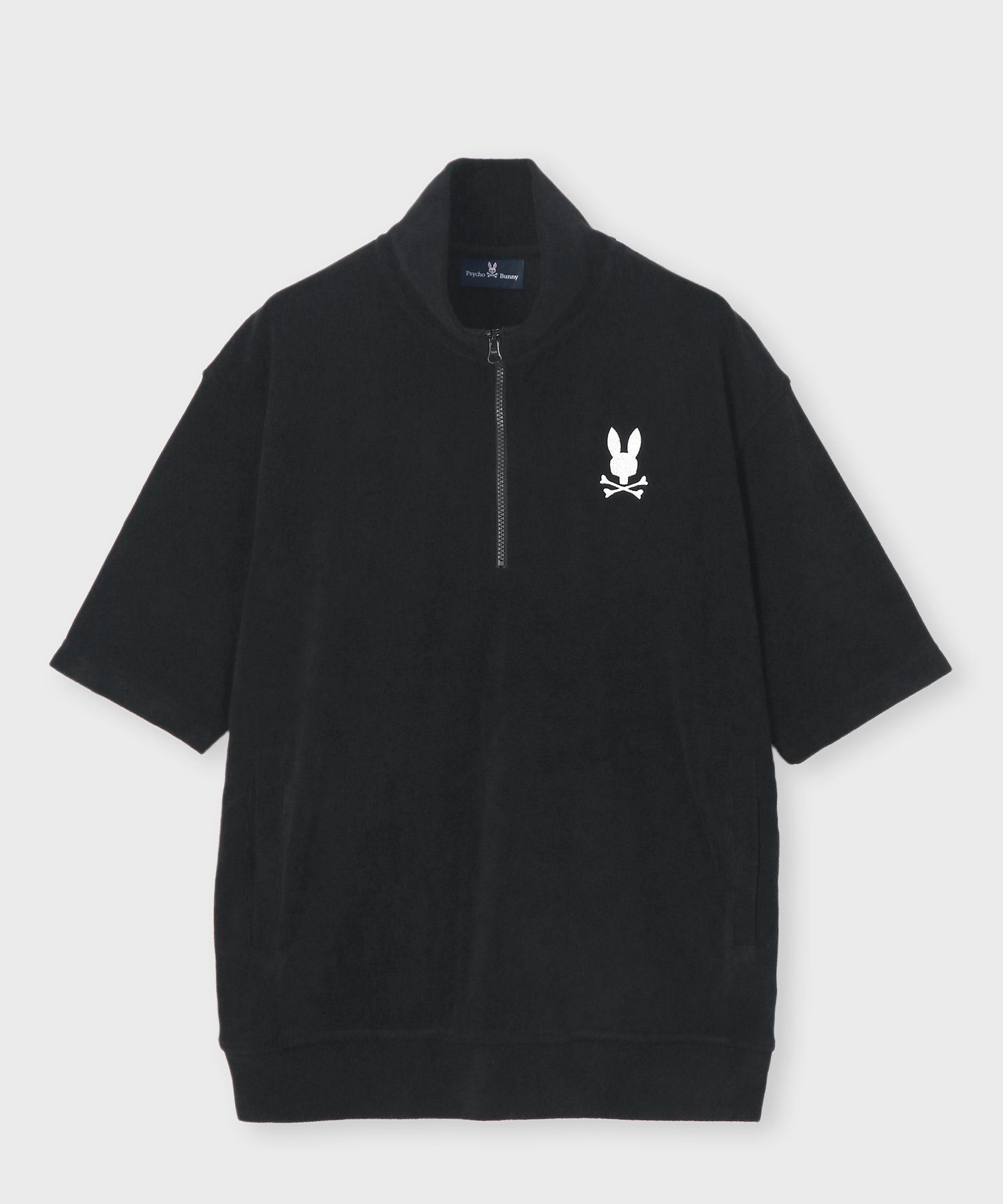 コンパクトパイル ハーフジップ Tシャツ[Luxury relax]｜Psycho Bunny