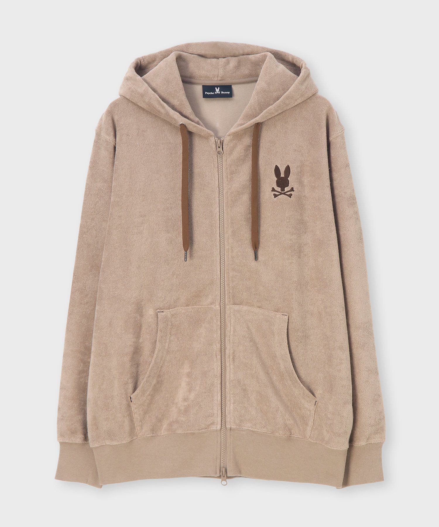 コンパクトパイル ジップパーカ[Luxury relax]｜Psycho Bunny｜サイコ
