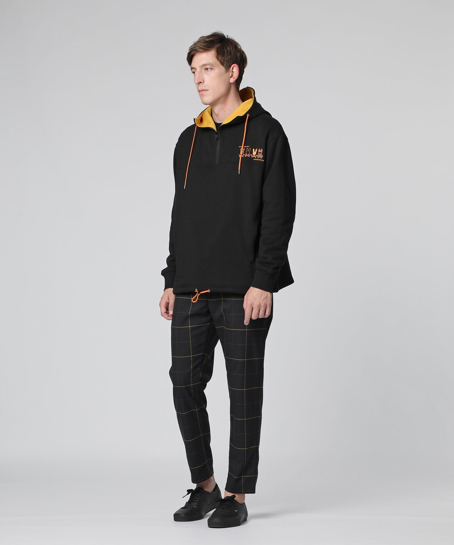 4BUNNY ハーフジップパーカ｜Psycho Bunny｜サイコバニー 公式ブランド