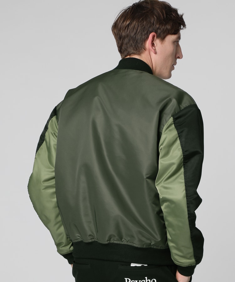 バイカラーデザイン MA-1｜Psycho Bunny｜サイコバニー 公式ブランド