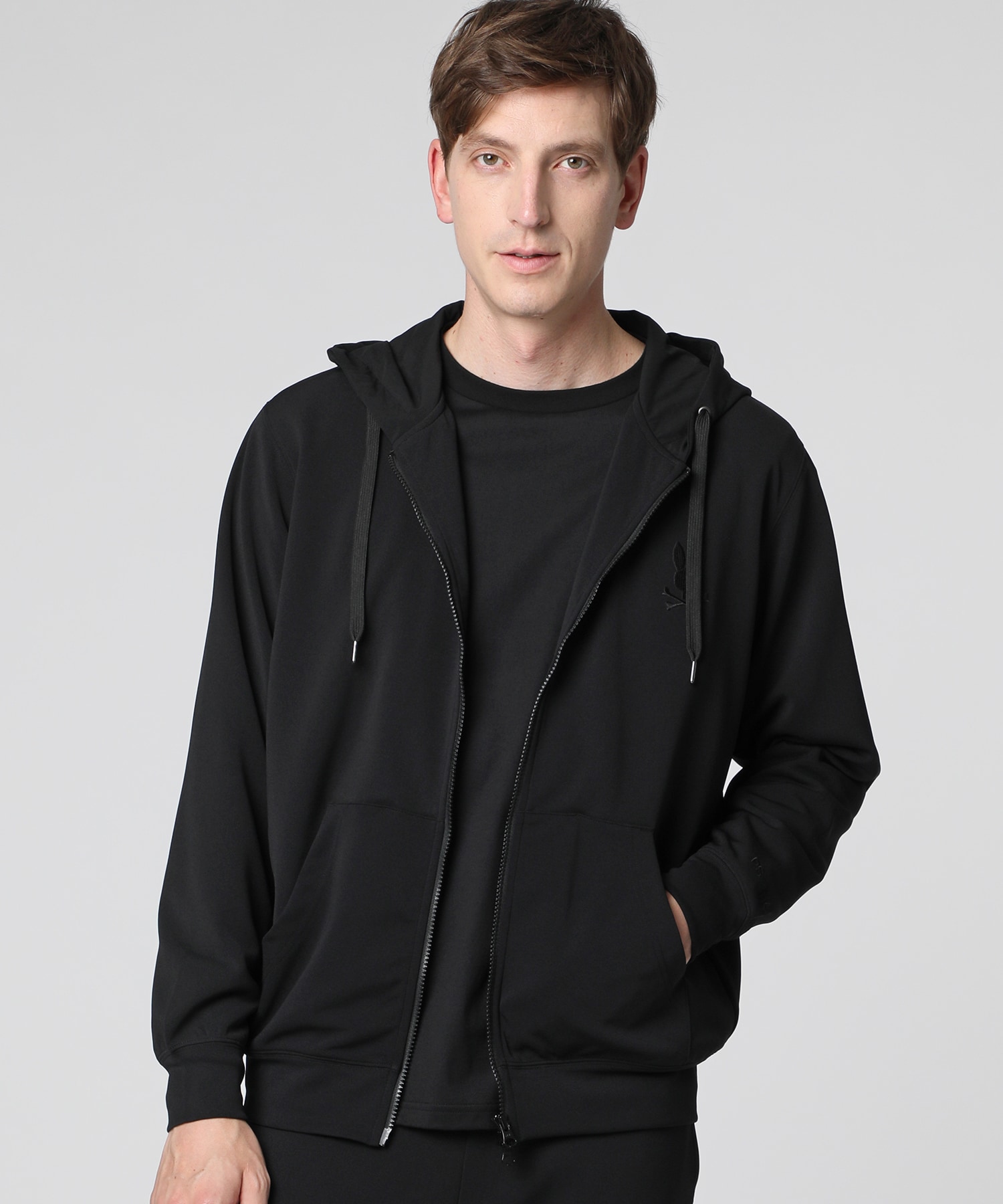 ビッグシルエットロゴ ダンボールニットジップパーカ｜Psycho Bunny