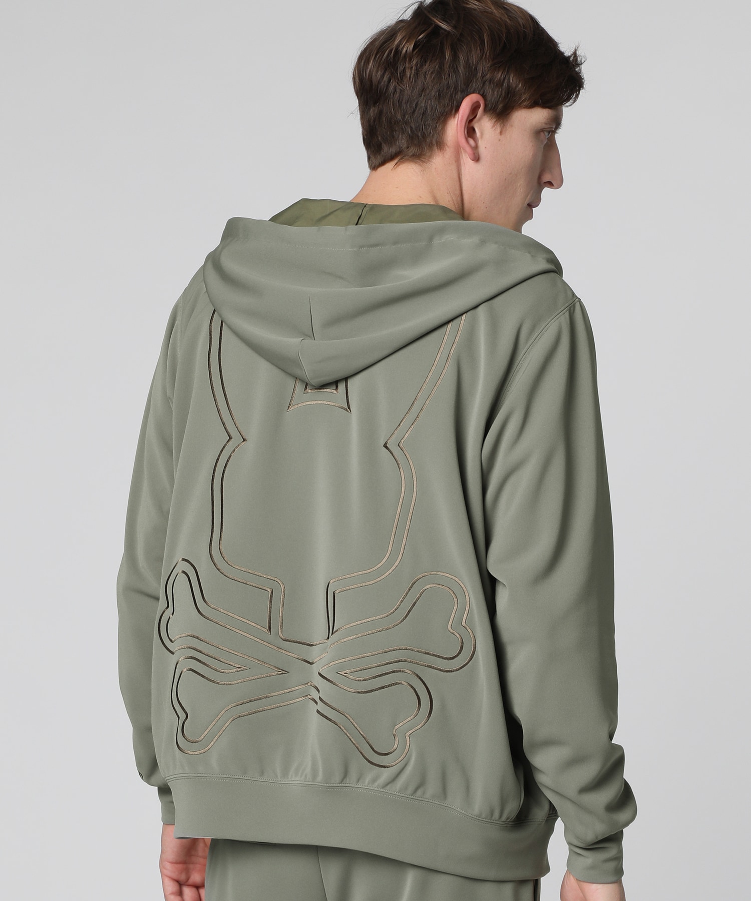 ビッグシルエットロゴ ダンボールニットジップパーカ｜Psycho Bunny