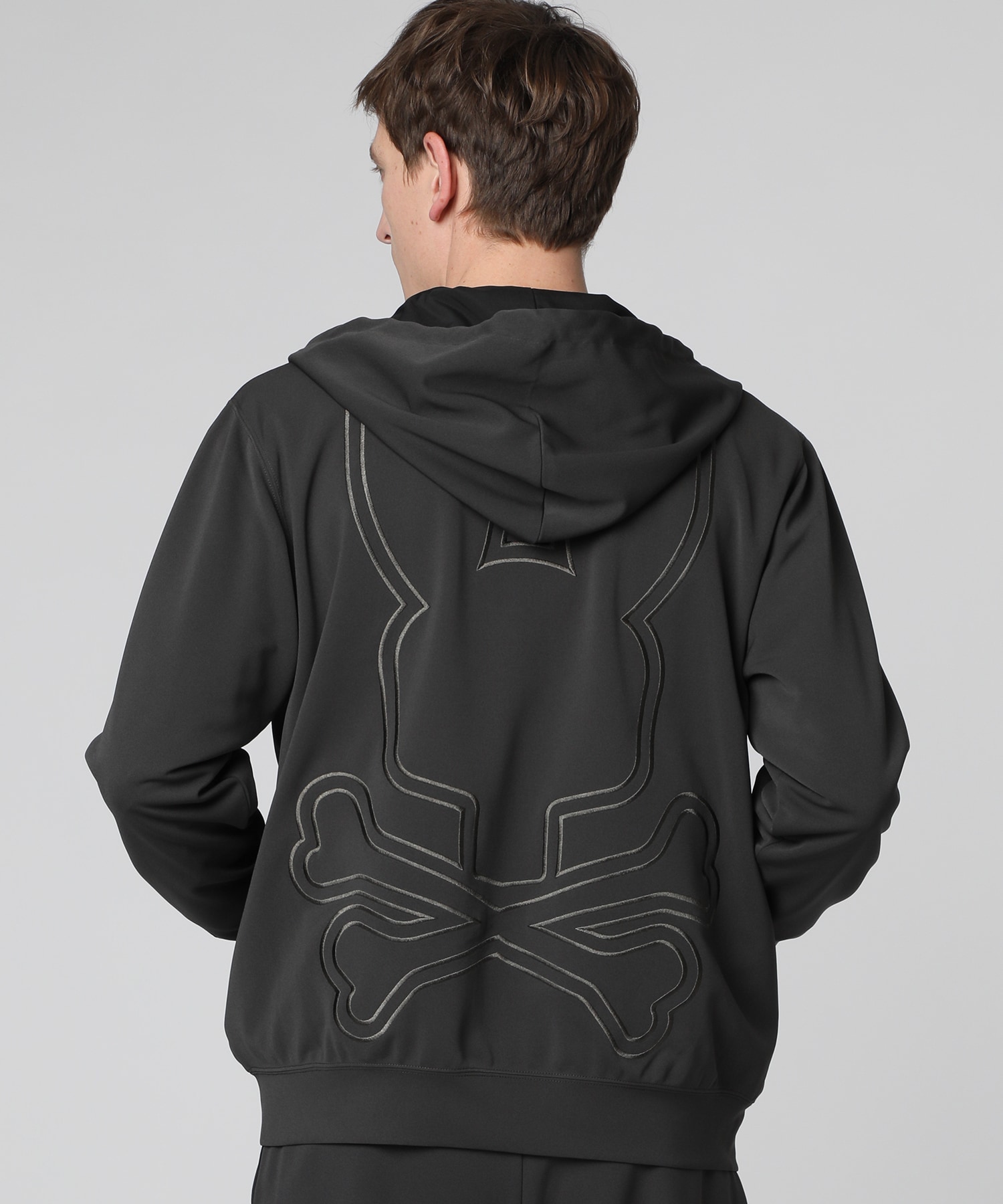 ビッグシルエットロゴ ダンボールニットジップパーカ｜Psycho Bunny