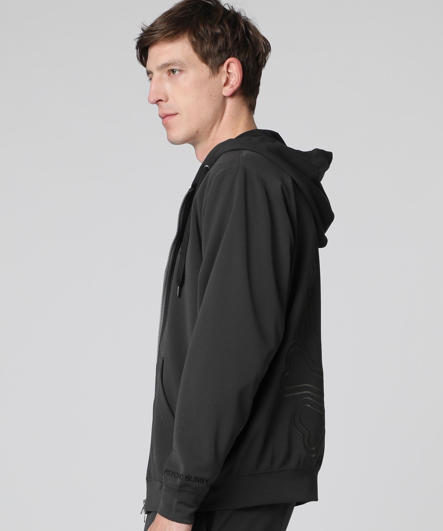 ビッグシルエットロゴ ダンボールニットジップパーカ｜Psycho Bunny