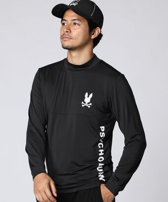 [WEB限定]切り替え モックネックロングスリーブTシャツ