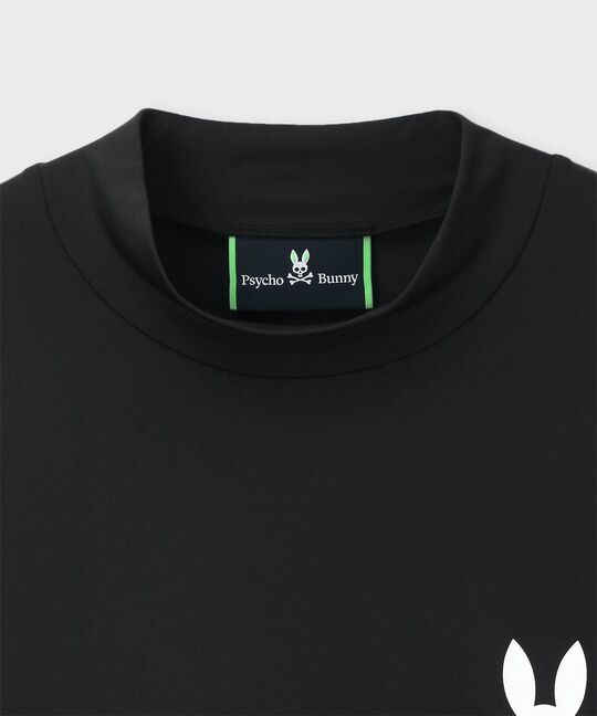 [WEB限定]切り替え モックネックロングスリーブTシャツ