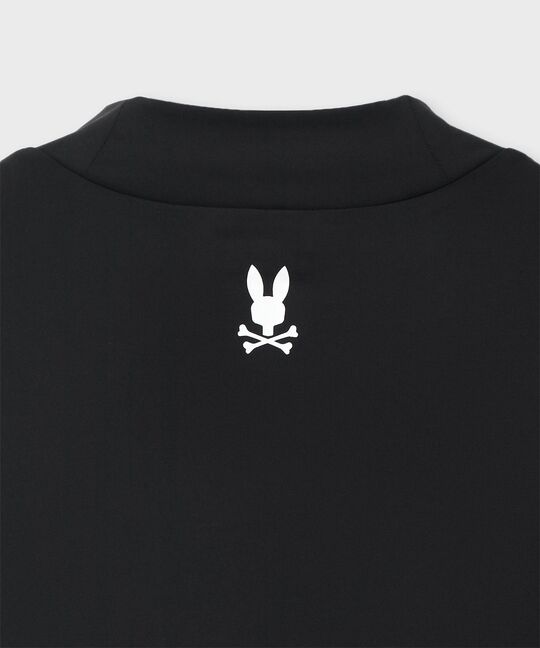 [WEB限定]切り替え モックネックロングスリーブTシャツ