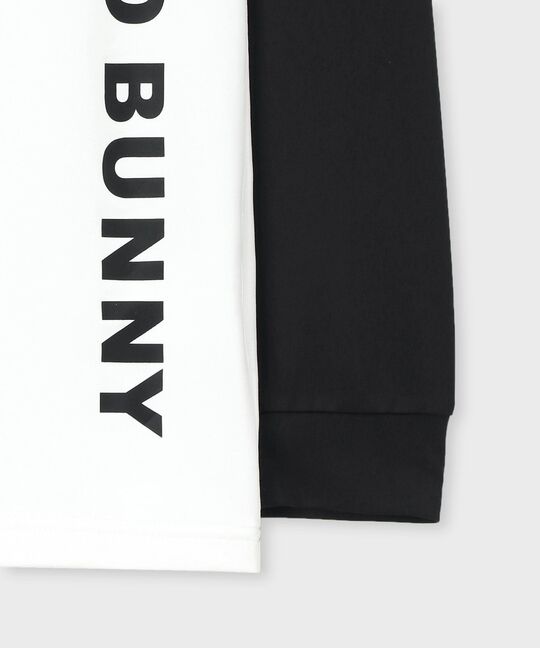 [WEB限定]切り替え モックネックロングスリーブTシャツ