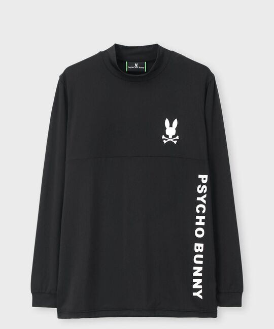 [WEB限定]切り替え モックネックロングスリーブTシャツ