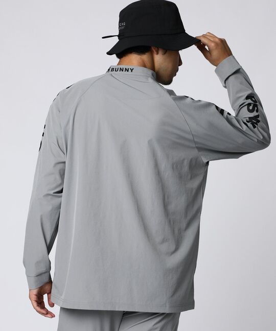 [WEB限定]リラックスフィット モックネックロングスリーブTシャツ