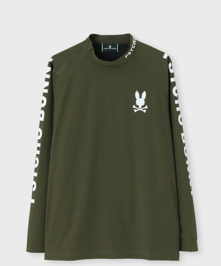 WEB限定]リラックスフィット モックネックロングスリーブTシャツ