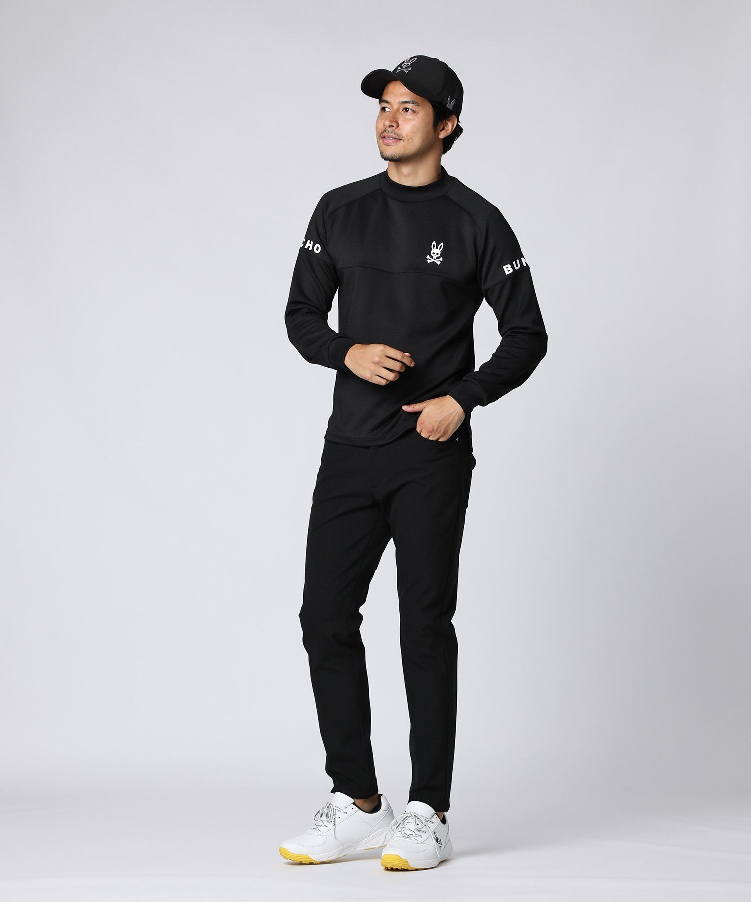 GOLF]ポリエステル 長袖ラグランモックネック｜Psycho Bunny｜サイコ