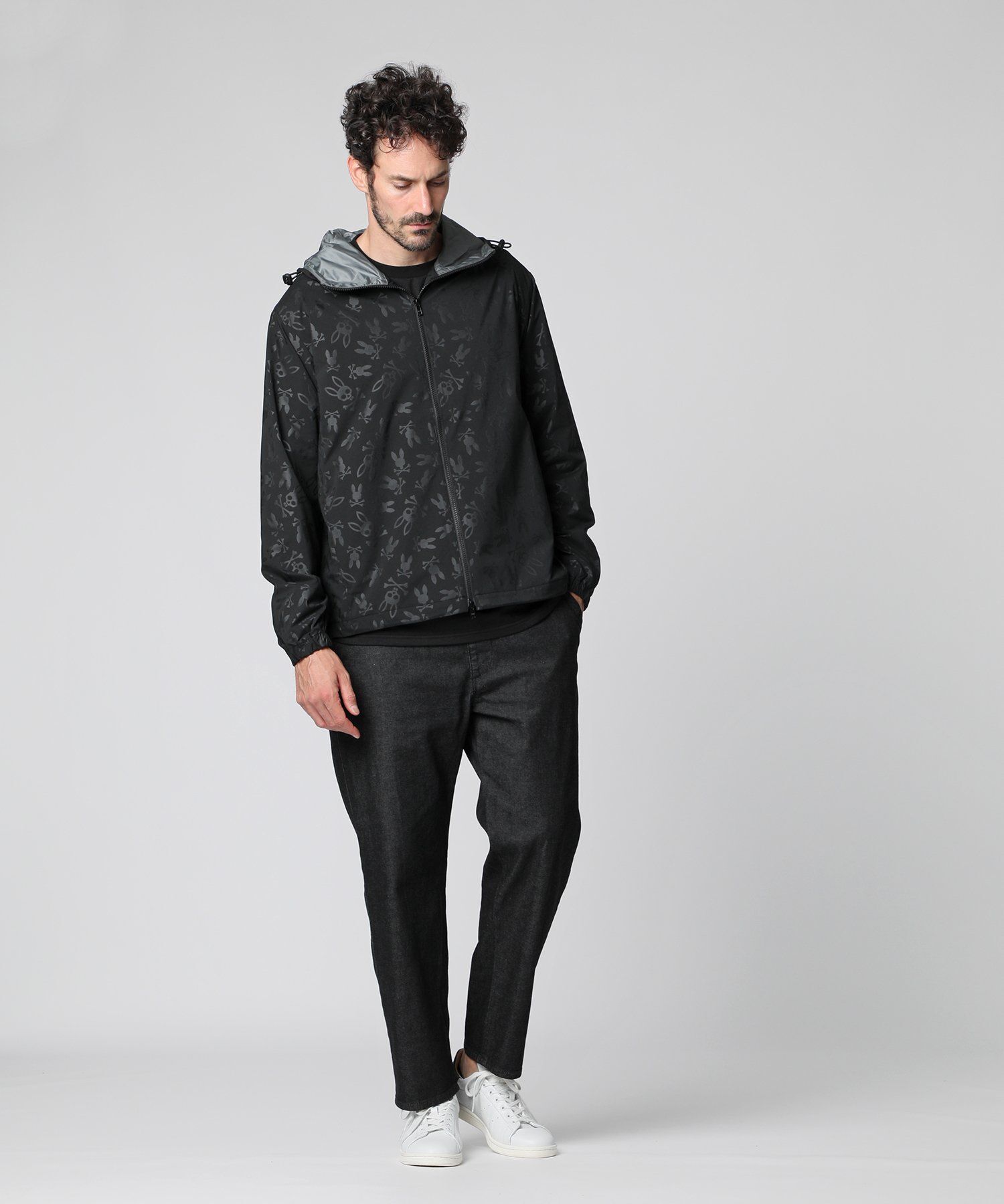 MINOTECHウェザー エンボスロゴ マウンテンパーカ｜Psycho Bunny