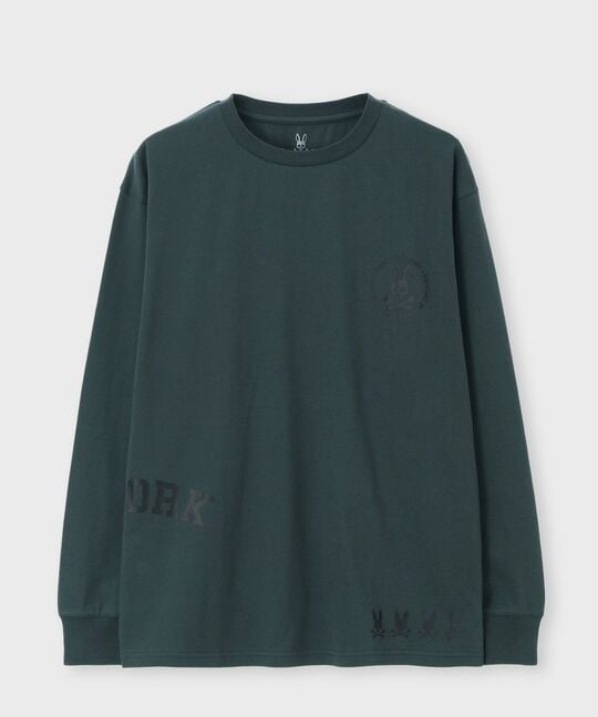 [WEB限定]マルチプリント ロングスリーブTシャツ