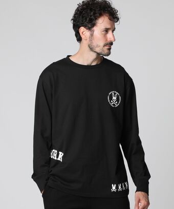 [WEB限定]マルチプリント 　ロングスリーブTシャツ