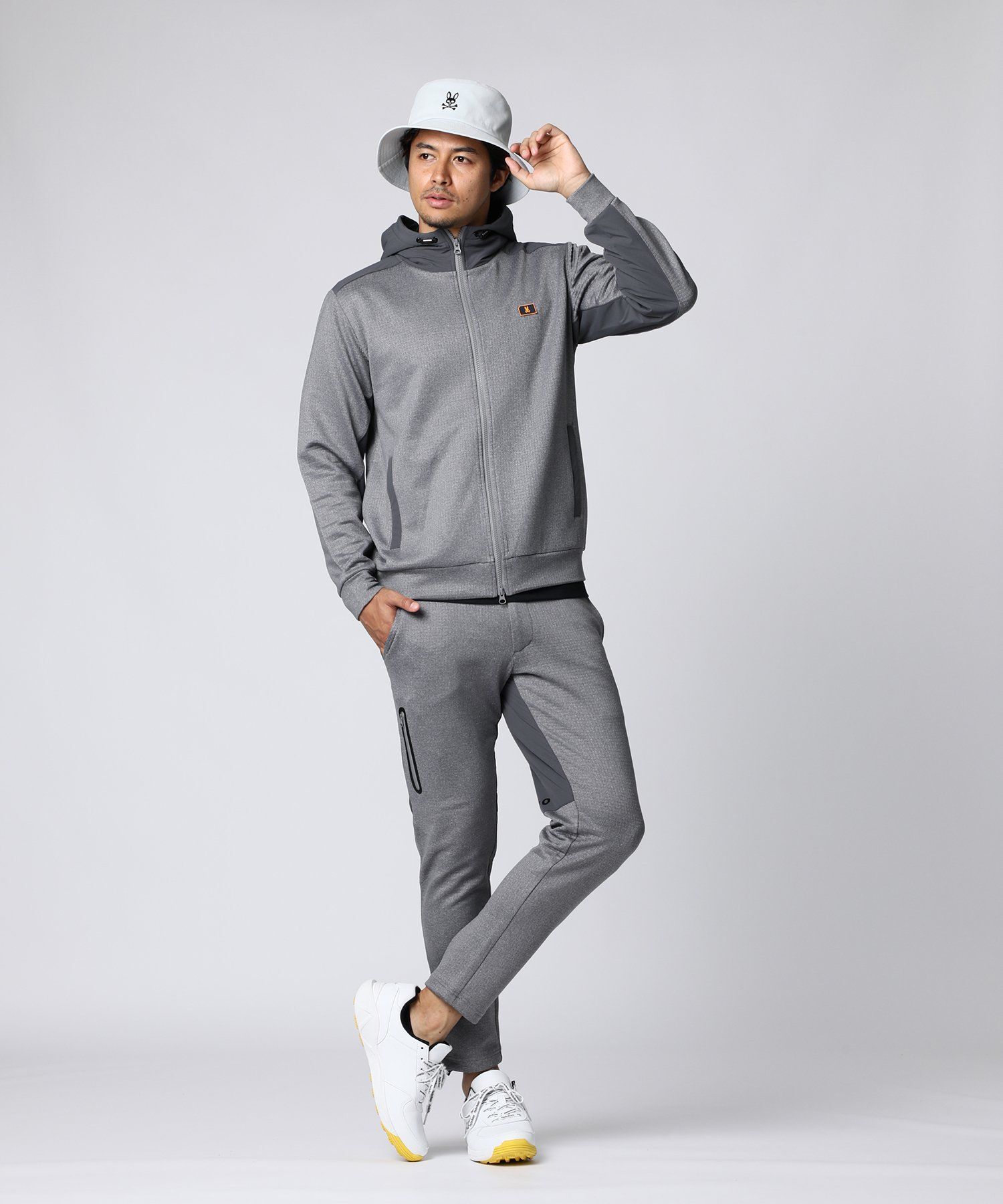 GOLF]ダンボールニット ジップパーカ｜Psycho Bunny｜サイコバニー