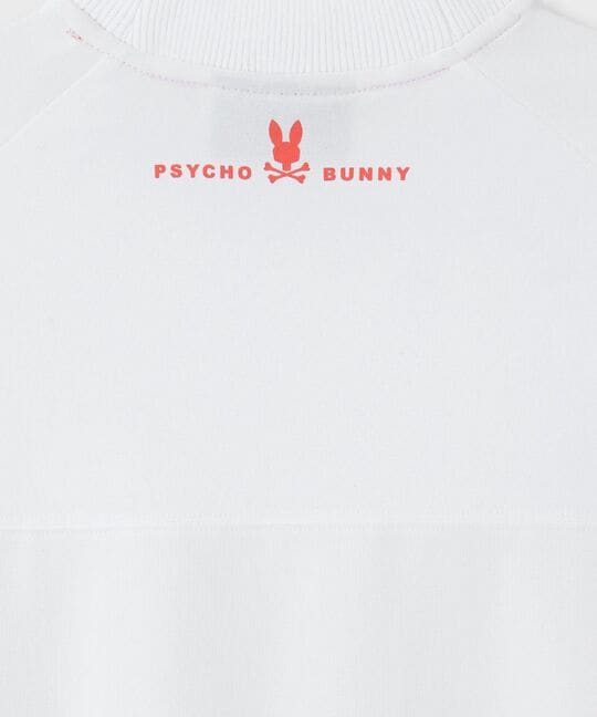 [GOLF]ダブルフェイス 長袖ラグランショートモックネック