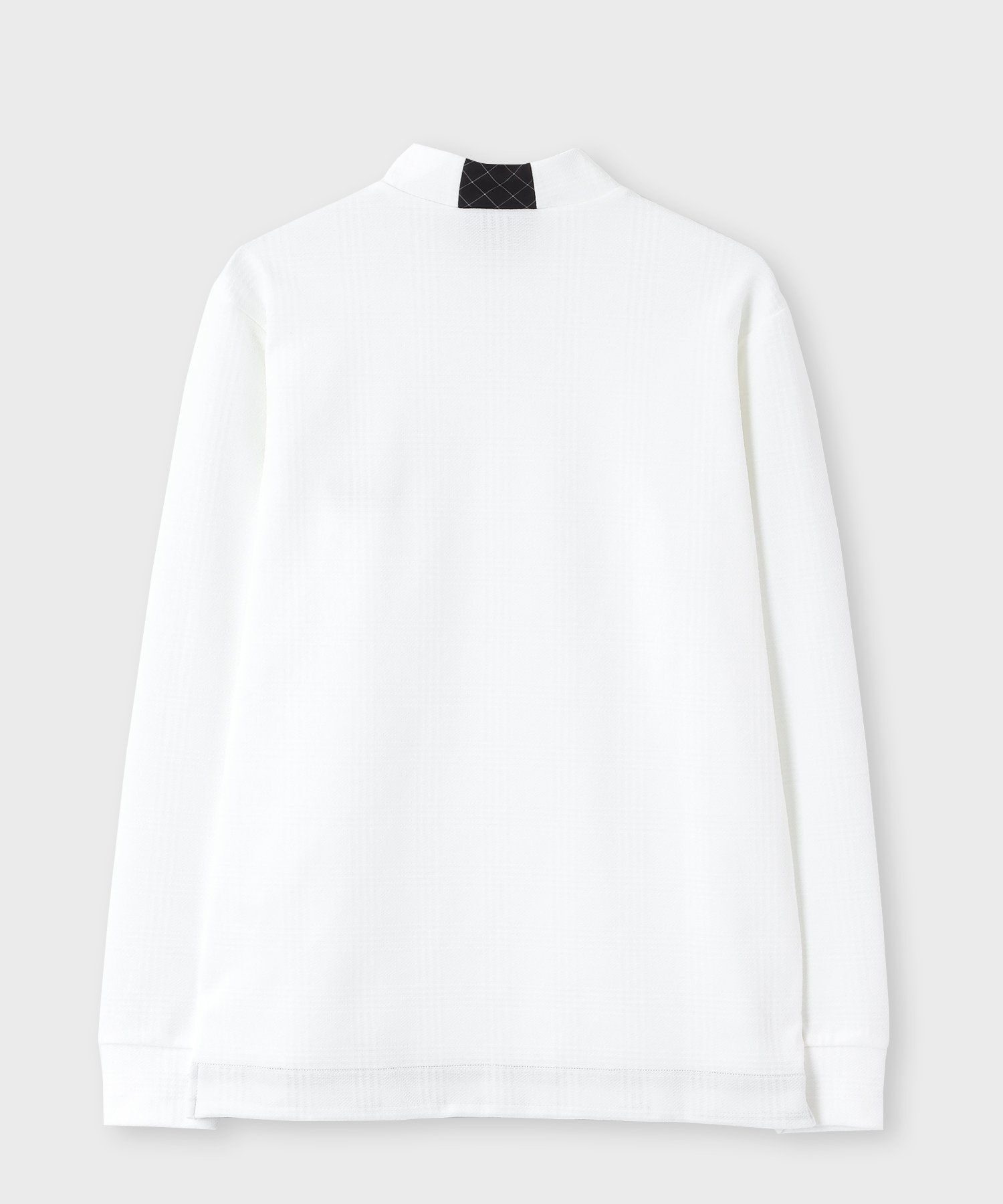 GOLF]リンクスジャガードチェック 長袖モックネック｜Psycho Bunny