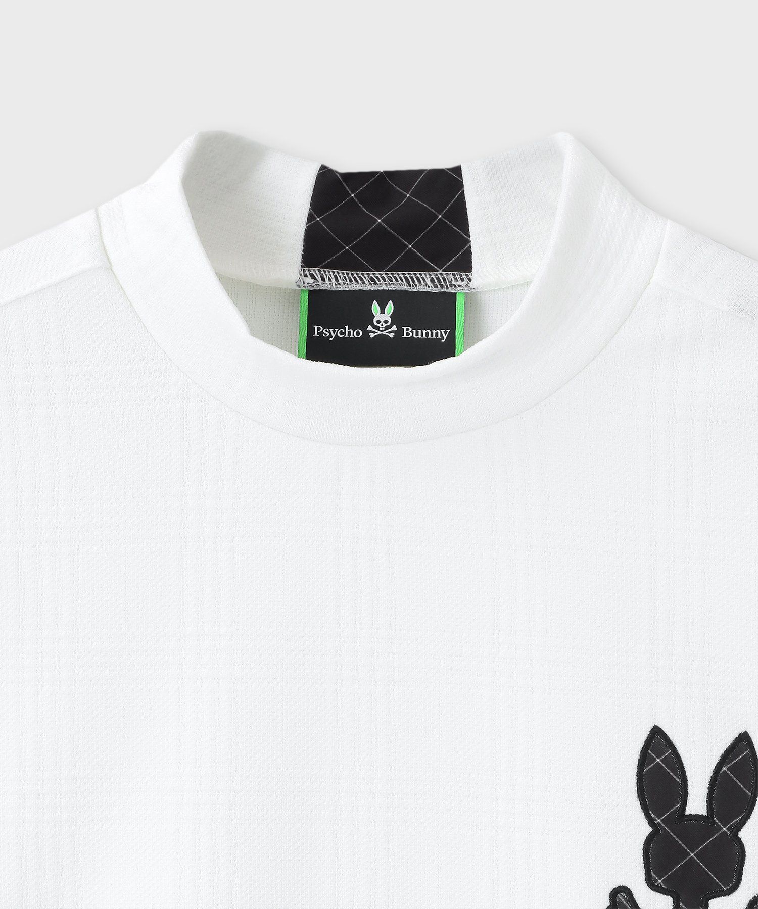 GOLF]リンクスジャガードチェック 長袖モックネック｜Psycho Bunny