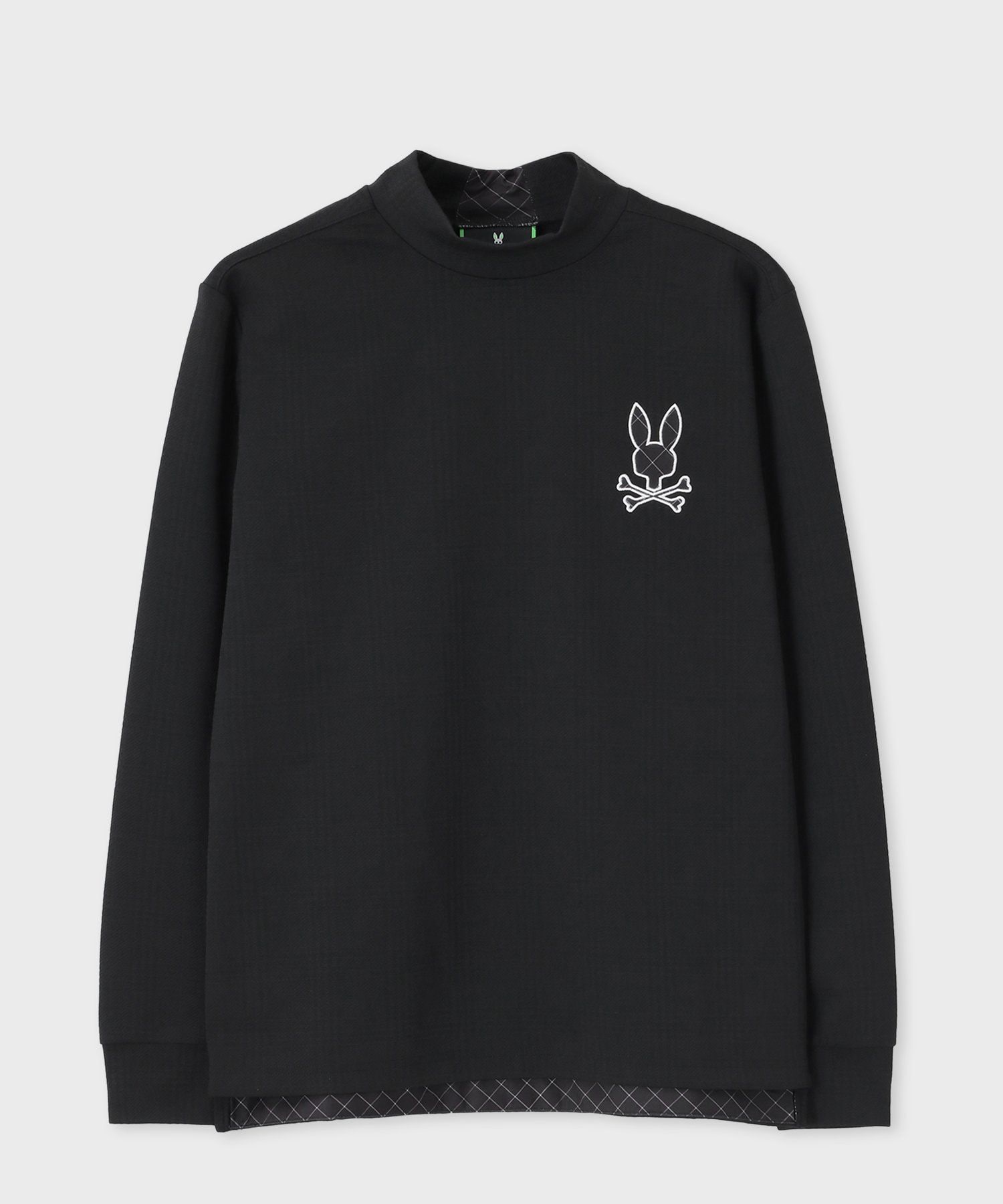 GOLF]リンクスジャガードチェック 長袖モックネック｜Psycho Bunny