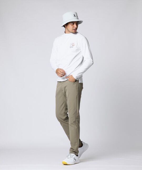 [GOLF]マイクロ裏メッシュ 長袖モックネック