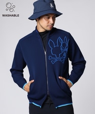 [GOLF]フルジップアップ スタンドニット