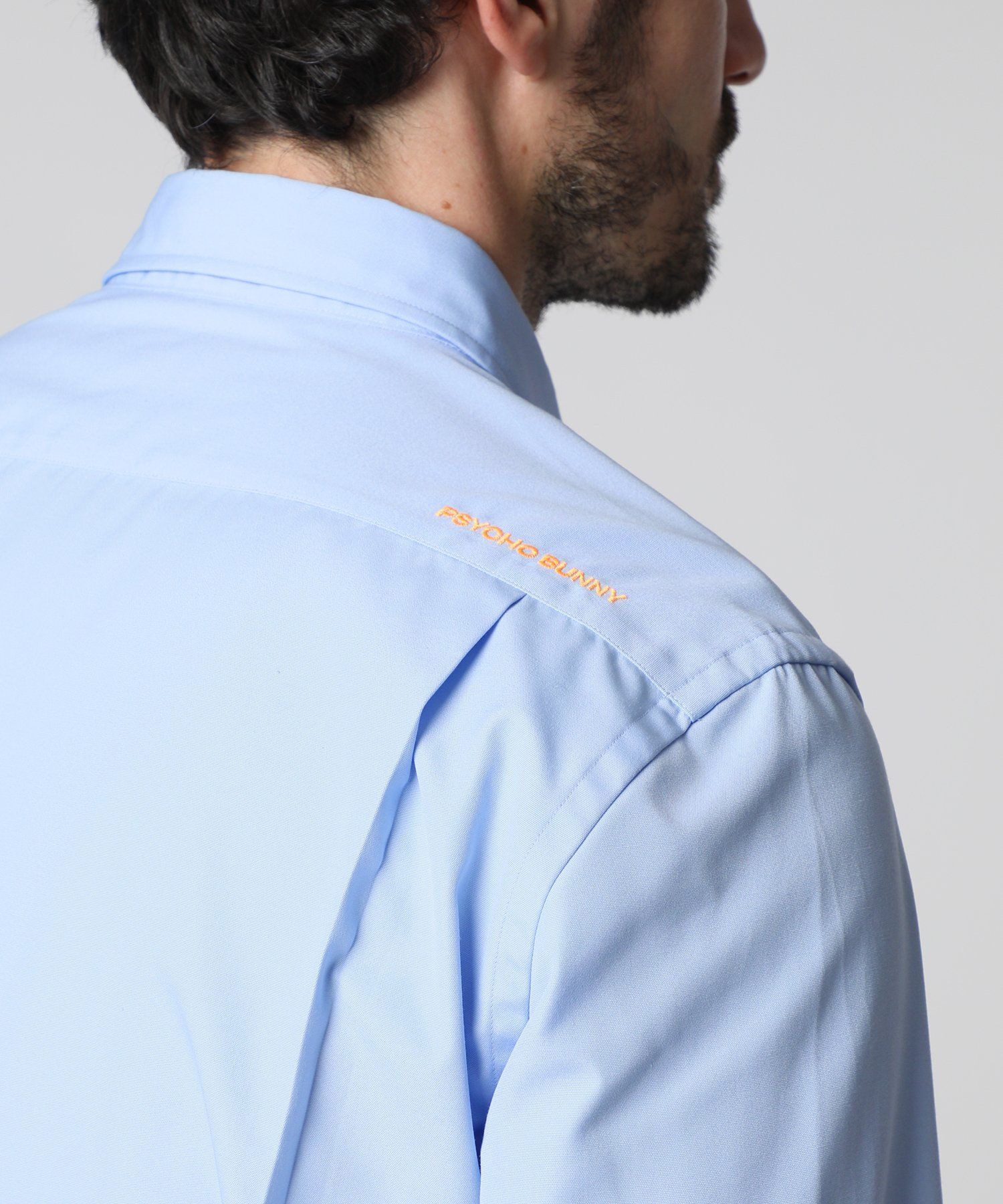 ネオンボタン ウェザークロス シャツ｜Psycho Bunny｜サイコバニー