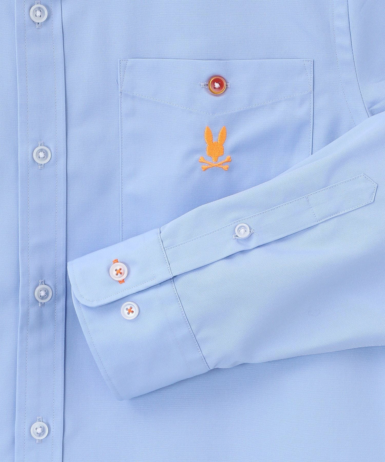 ネオンボタン ウェザークロス シャツ｜Psycho Bunny｜サイコバニー