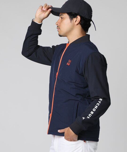 [GOLF]ストレッチタフタ リバーシブルブルゾン