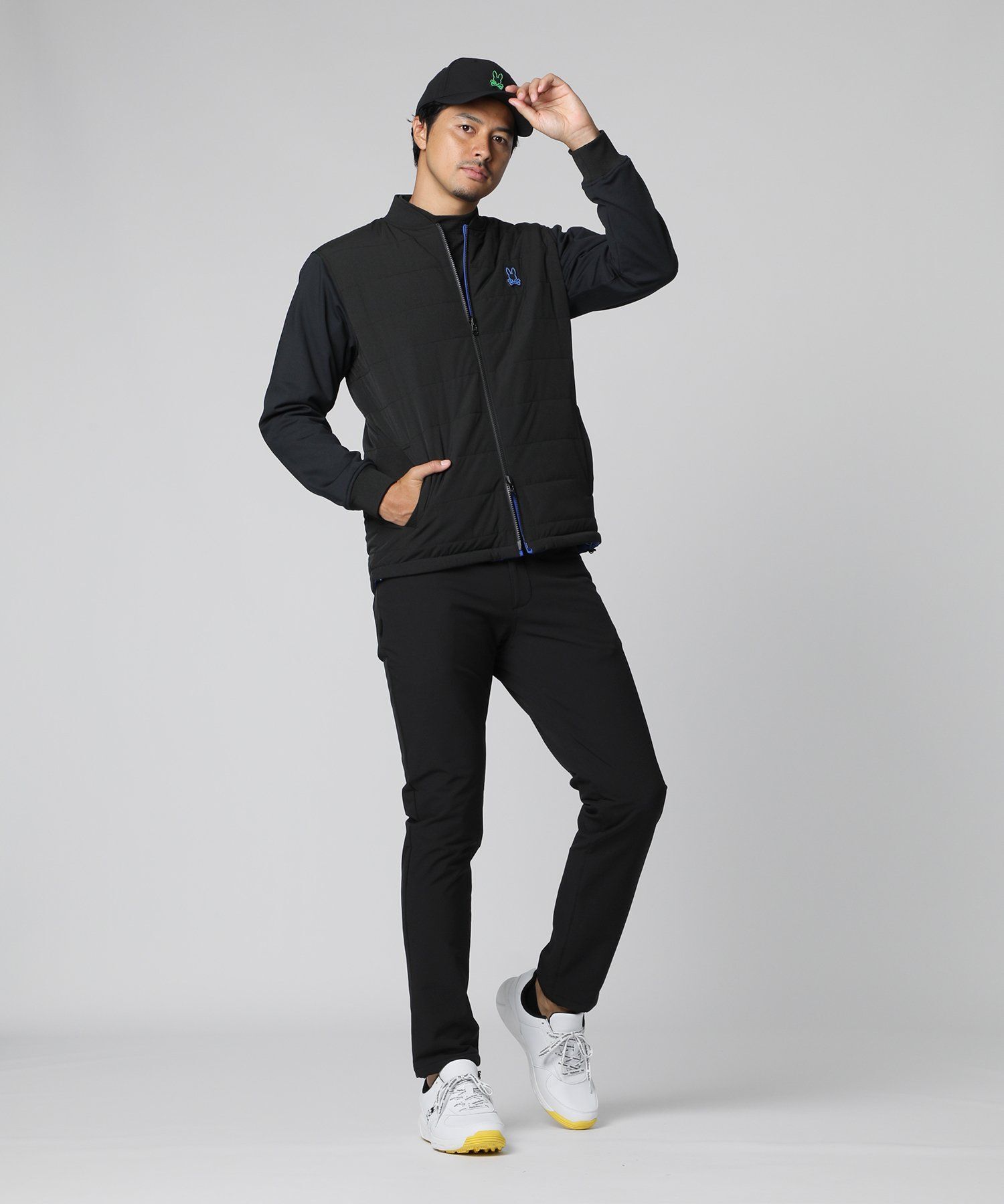 GOLF]ストレッチタフタ リバーシブルブルゾン｜Psycho Bunny｜サイコ