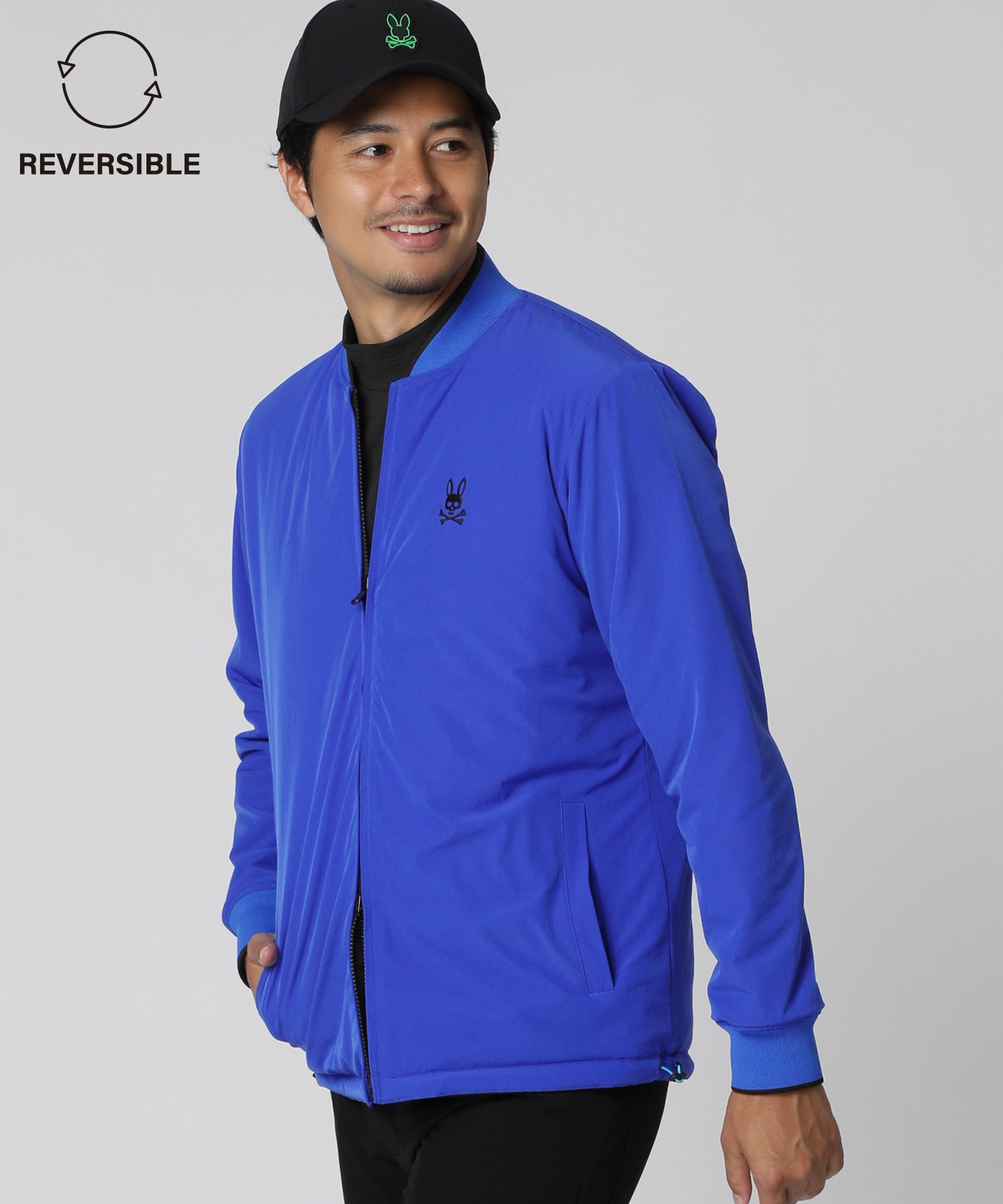 GOLF]ストレッチタフタ リバーシブルブルゾン｜Psycho Bunny｜サイコ
