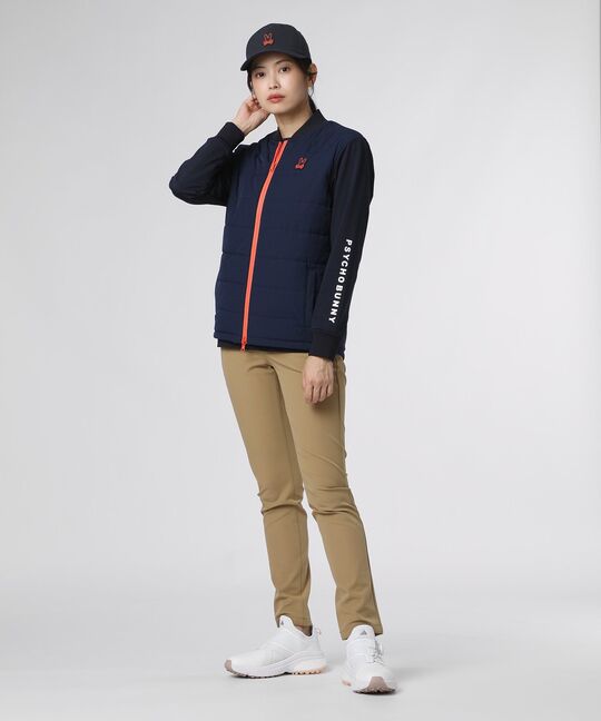 [GOLF][WOMEN]ストレッチタフタ リバーシブルブルゾン