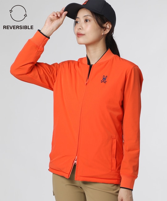 [GOLF][WOMEN]ストレッチタフタ リバーシブルブルゾン