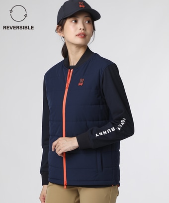[GOLF][WOMEN]ストレッチタフタ 　リバーシブルブルゾン
