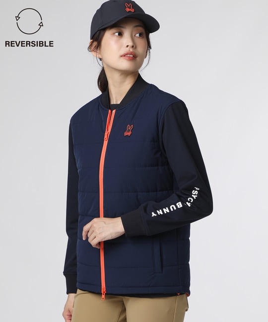 [GOLF][WOMEN]ストレッチタフタ リバーシブルブルゾン