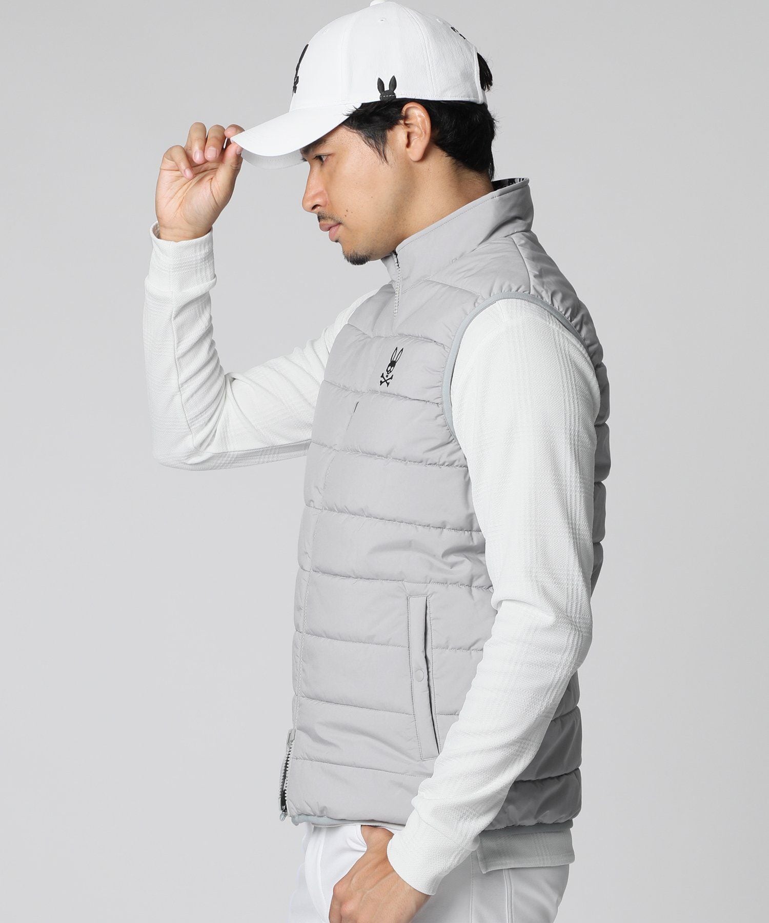 GOLF]ストレッチタフタ リバーシブルベスト｜Psycho Bunny｜サイコ