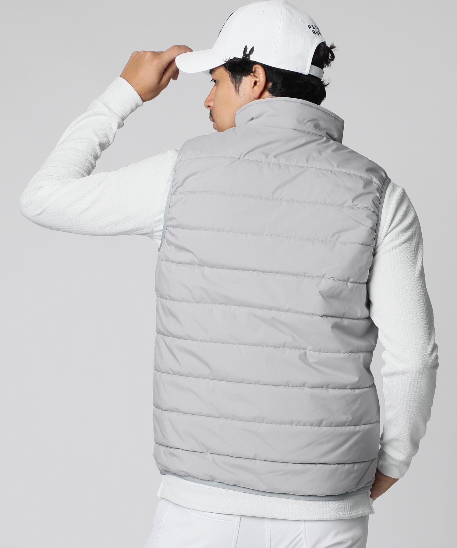 【未使用品】Psycho Bunny GOLF ストレッチタフタ リバーシブル GOLF]ストレッチタフタ リバーシブルベスト｜Psycho Bunny｜サイコ